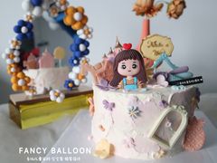 -卡比儿童蛋糕·心意定制·低脂零卡糖动物奶油FancyBALLOON(滨海店)