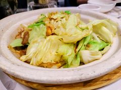 猪油渣炒牛心菜-眉州东坡(上海中心店)
