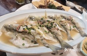 Steamed Jiangbai Sea Bass