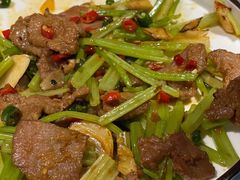 小炒黄牛肉-雲蜀龙阁·金牌水煮鱼(方庄店)