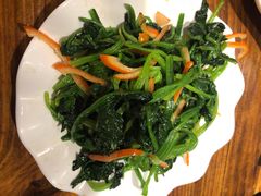 姜汁菠菜-尕羊烤肉餐厅·清真(会宁路店)
