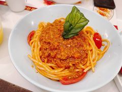鲜番茄肉酱烩意粉-杯子红牛排(创意产业园店)