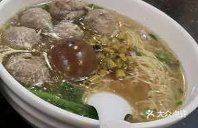Beef Ball Wide Noodles