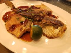 金桔子香煎大黄鱼-观澜湖酒店·邀月庭中餐厅