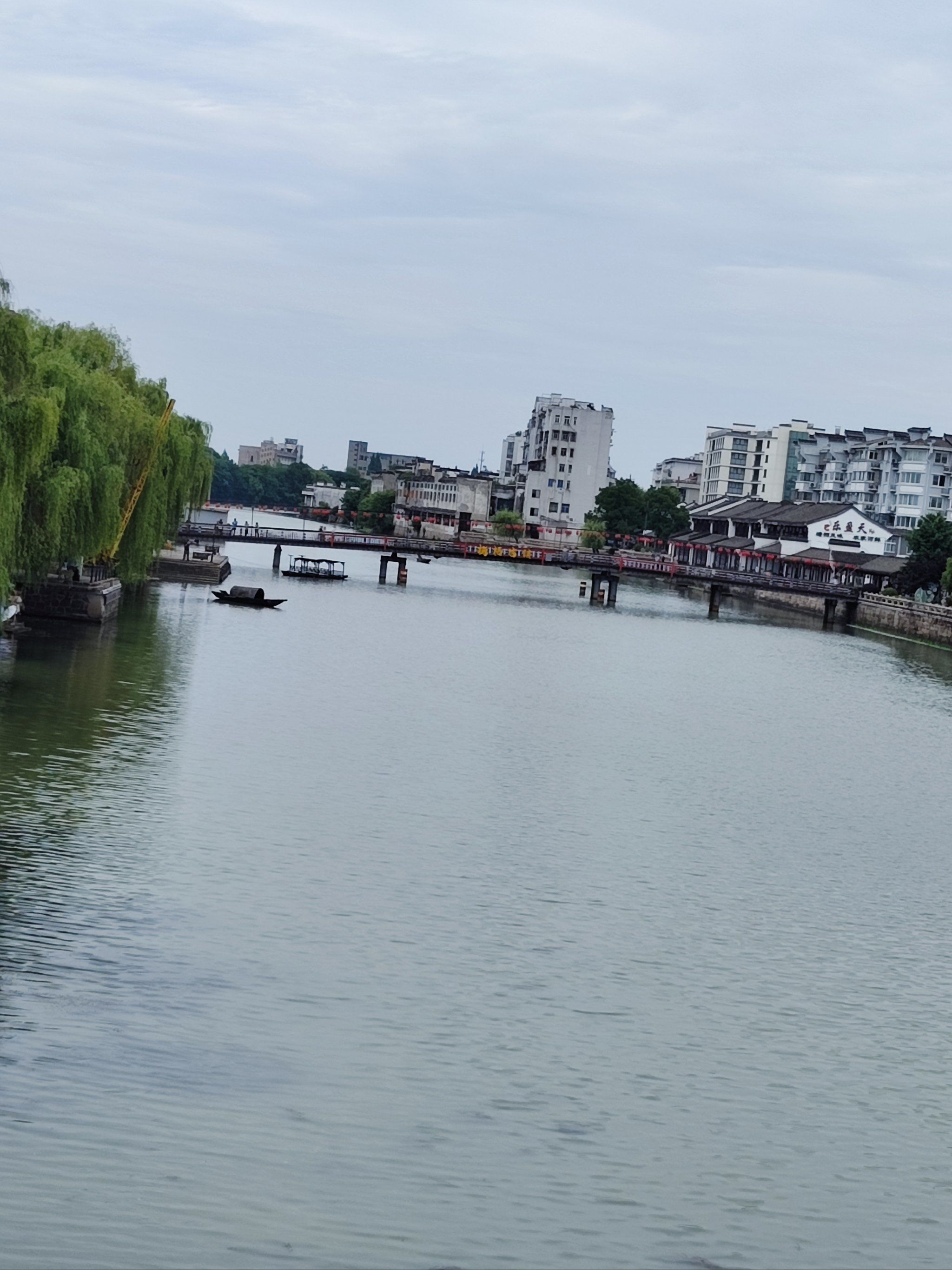 终于来到塘栖古镇游玩 在临平 开车过去可