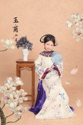 -后宫·古装汉服京剧儿童亲子全家福摄影