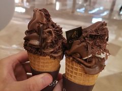 荔枝双重巧克力软冰淇淋-GODIVA(景枫中心店)