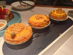 咸蛋黄肉松葡挞-禄运茶居·手工点心(猎德店)