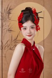 -桃子造型婚纱礼服(凤起广场店)