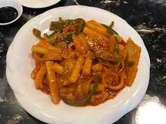 鱼饼炒年糕-桃园中华料理炸酱面(燕儿岛路店)