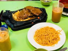 铁板西冷牛扒-胜利茶餐室