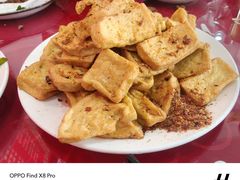 -陕北农家小吃风干羊肉剁荞面