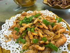 椒盐河虾-食汇坊饭店