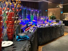 自助取餐区-海棠湾洲际-涛·海底餐厅·美人鱼·自助餐·海底隧道
