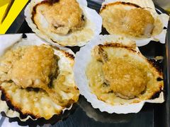 烤扇贝-老红桥炸灌肠牛肚锅烧烤(定福庄店)