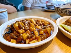 松子牛肉炒年糕-兔爸私家小厨(新北万达店)