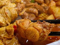 大盘板栗鸡腿-张胖子特色大盘鸡(二十九号街坊店)