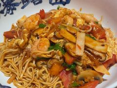 虾仁鸡蛋茄汁拌川-李犟大爆鳝面·手工蟹黄包(湖滨西湖店)