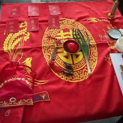 -凤鸣笔庄婴儿满月理发胎毛笔制作