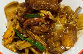 Fried Tofu Skin with Century Egg