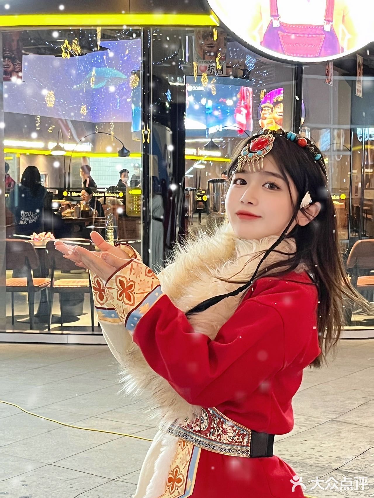 冬天吃个烤肉还能直接穿越蒙古草原🐏太绝了！