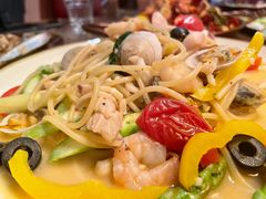 海鲜番茄汁意大利面-SISTERS BAR RESTAURANT川意酒馆(嘉善老市H楼店)