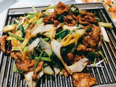 京葱爆羊肉-鸭王烤鸭店(三里河店)