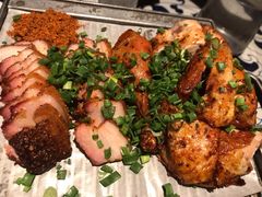 烤肉烤鸡双拼-绿茶餐厅(成都大悦城店)