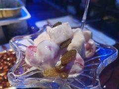 水果沙拉-三个蒙古大叔羊肉串(大宁店)