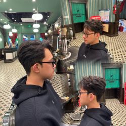 -海文先生国潮烫染男士理发馆