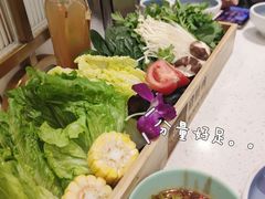 超级蔬菜拼盘-若爱猪肚鸡·啫啫煲(循礼门M+店)