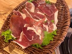 阿婆秘制陈年火腿片-阿婆情腊排骨火锅(金虹路店)