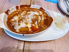 招牌日本咖喱猪软骨芝士烤饭-玛格萝妮比萨屋(四平店)