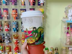 桃子草莓酪酪-LELECHA乐乐茶(上海五角场万达广场店)