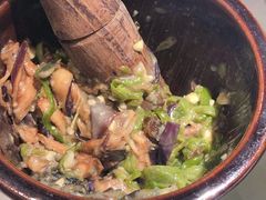 皮蛋青椒擂茄子-费大厨辣椒炒肉(黄兴中心广场店)