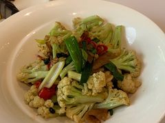 生炒有机菜花-月福京味斋·烤鸭店·北京菜(鼓楼总店)