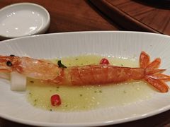 椴树雪蜜腌大虾-喜鼎海胆水饺(东港店)