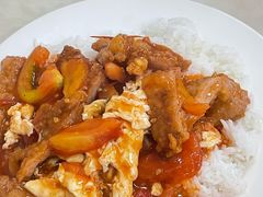 番茄猪扒饭-好好滋味茶餐厅