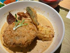 汉堡肉咖喱定食-味太助·银饭食堂(中华城店)
