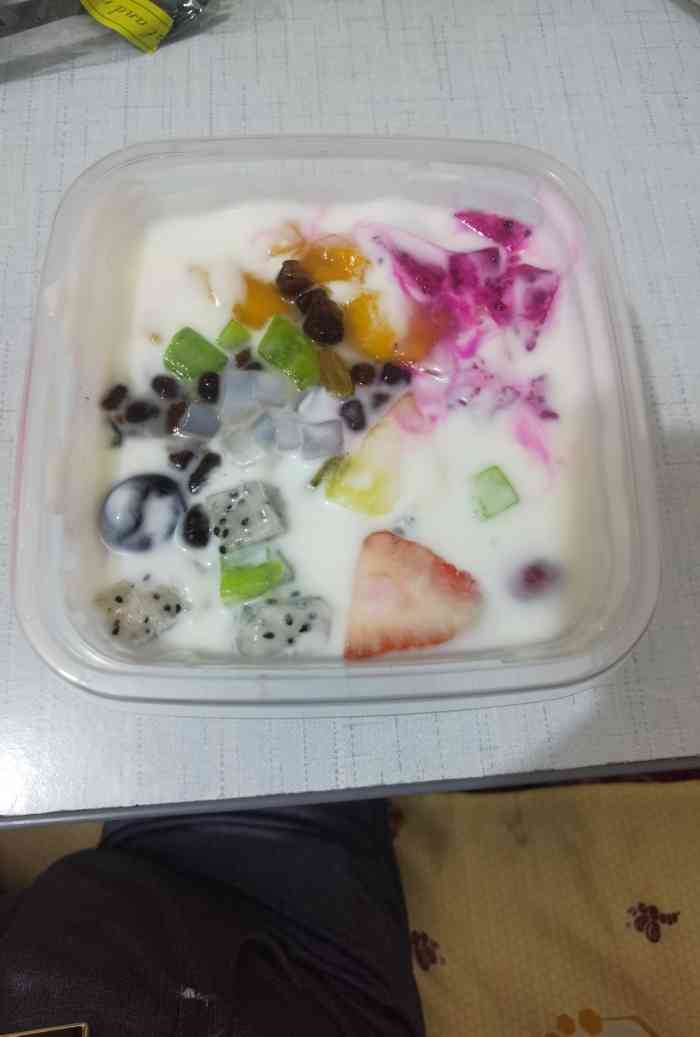 花果山水果捞-"外卖测评没啥好写的,出校门一次好麻烦,.