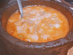 鸡汤虾仁豆腐-绿茶餐厅(汇悦大融城店)