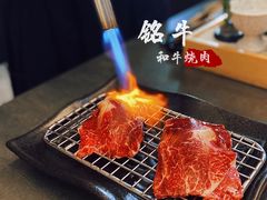 火炙和牛寿司-铭牛烧肉·和牛海鲜自助(高新月牙湖店)