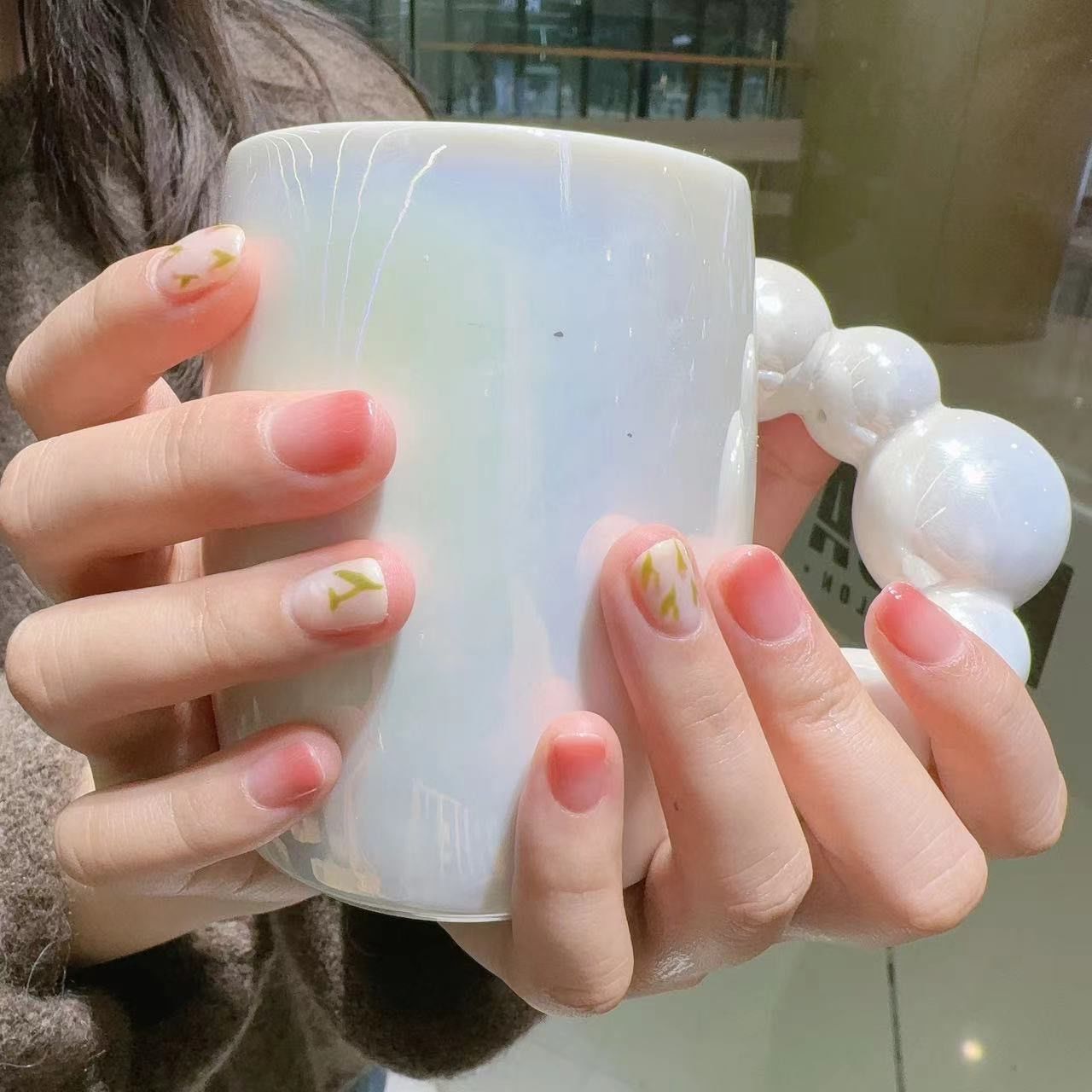 小清新短甲#春季美甲