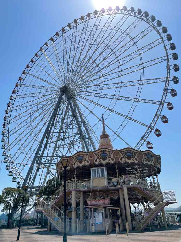 趁休闲年卡快过期来无锡打卡啦坐摩天轮直接上去刷卡就行还是挺方便的