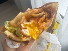 -小红车炸蛋葱油饼