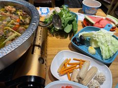 新鲜蔬菜拼盘-0317火锅鸡·清真(正达店)