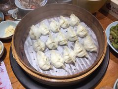 韭菜虾仁肉丁饺子-三个渔夫·蒸汽海鲜(小白楼店)