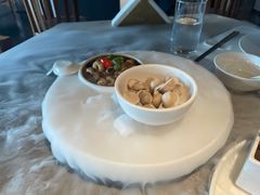 辣酒汁花螺配夏威夷果-木守西溪溪隐餐厅