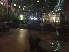 景观位-深圳温德姆至尊酒店·大堂吧·户外花园