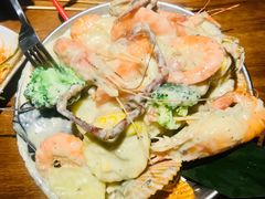 手抓海鲜蒜香奶油味-仓库南洋海鲜小排档(柳河路店)